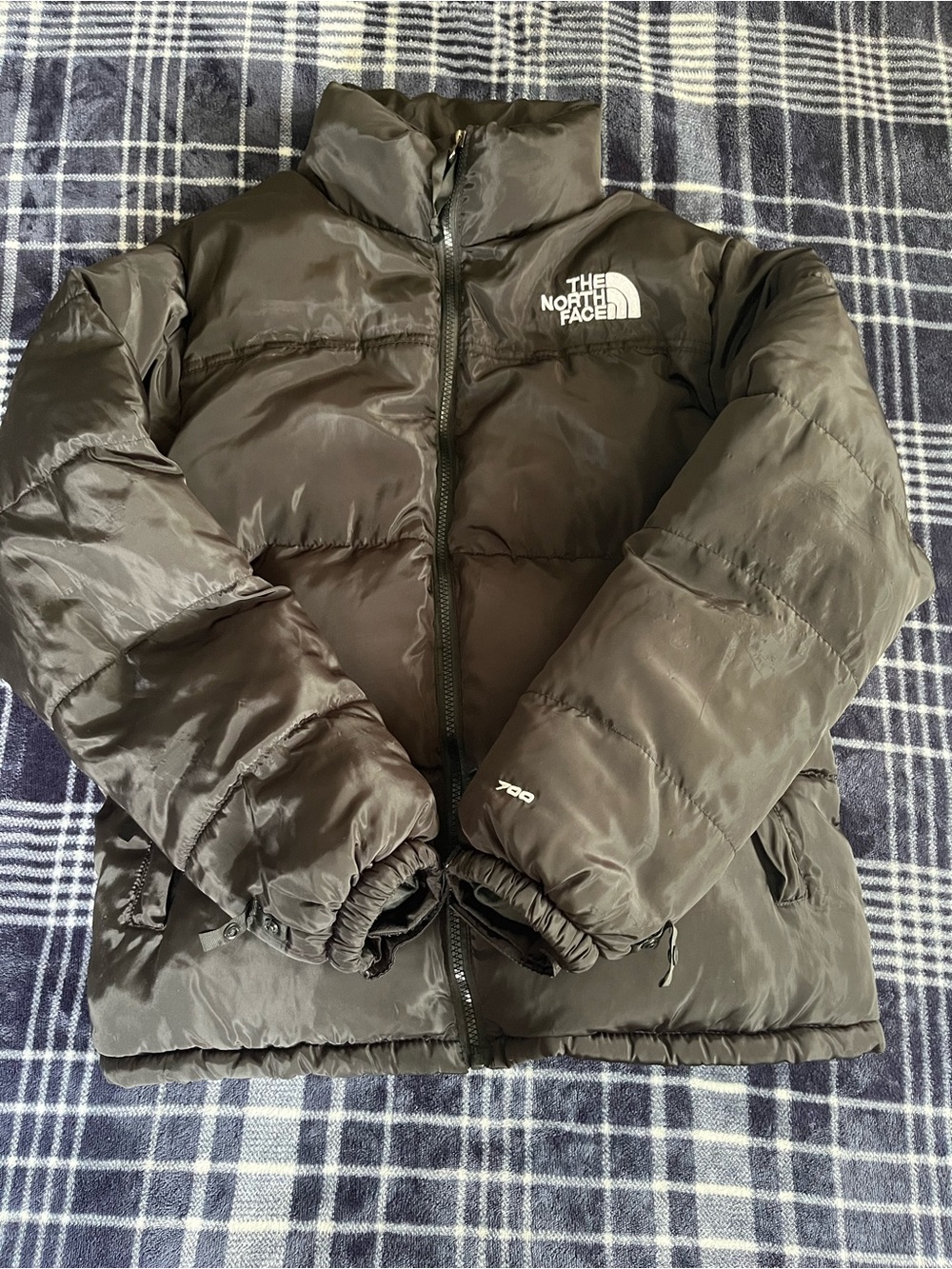 Black The North Face puffer coat, men’s Medium